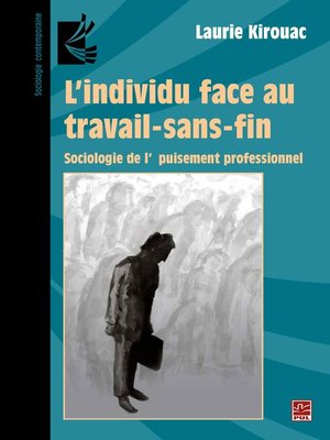cover image of L'individu face au travail-sans-fin